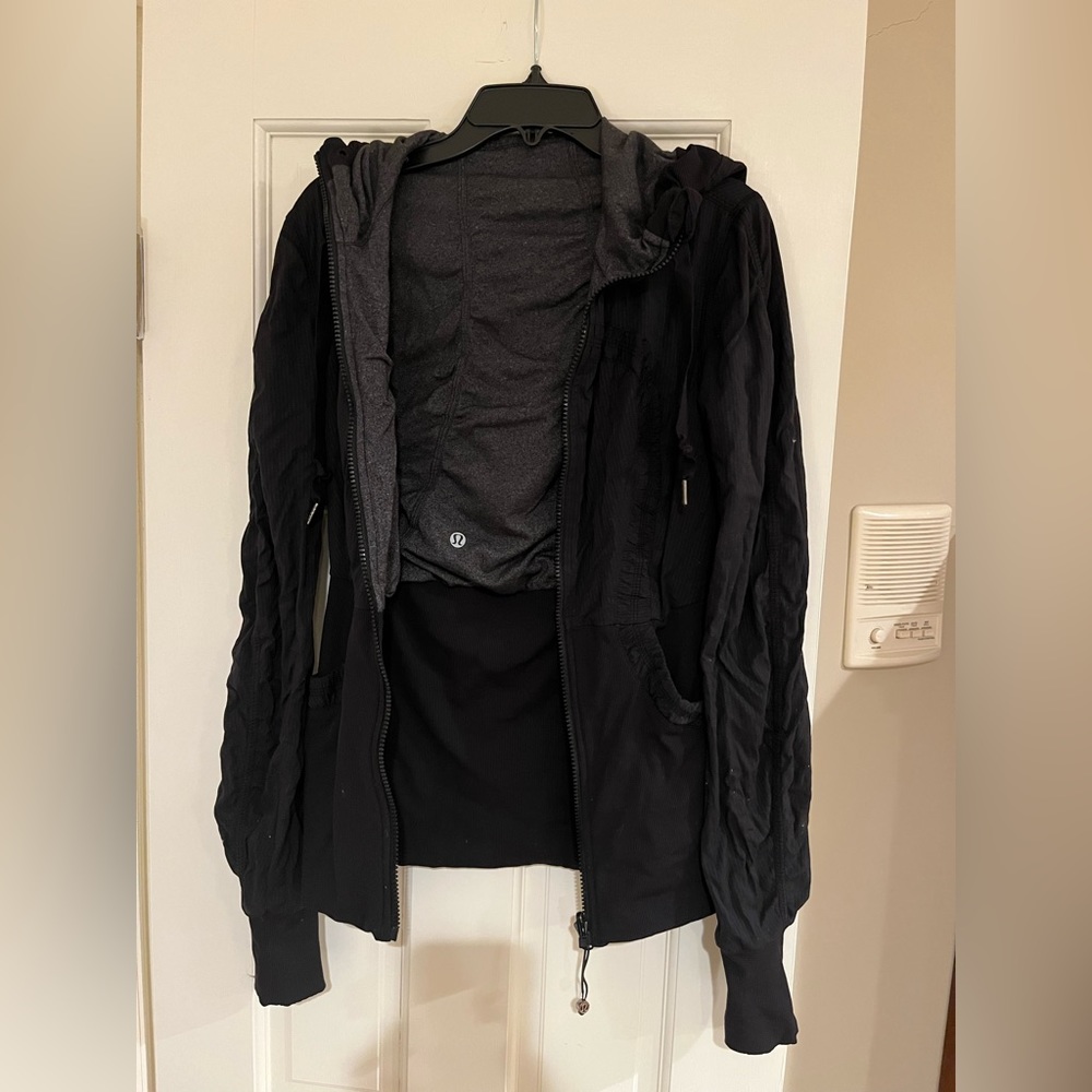 Lululemon reversible zip up hoodie